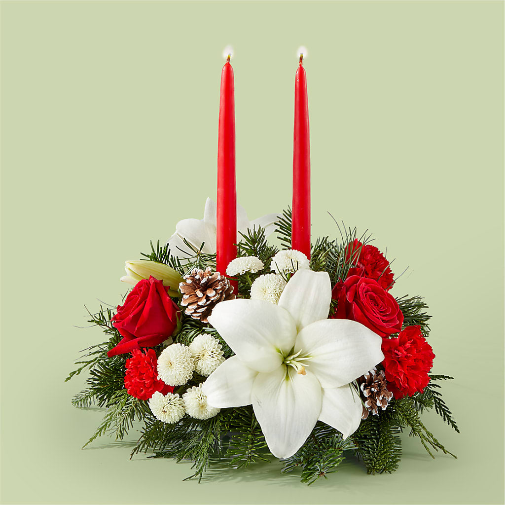 Seasonal Festivities Centerpiece – Mm Flowers Designs Llc, Lilburn GA